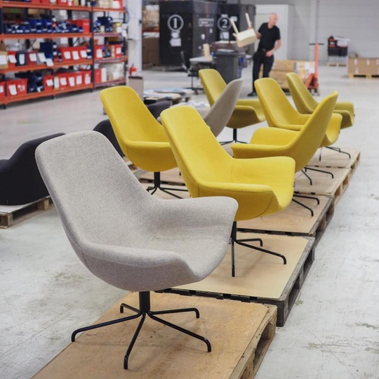 Oyster chairs... #Offecct #madebyhand #Sweden
