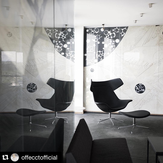 Oyster Chair for @offecctofficial #repost #Oyster #LoungeChair #Simplicity #Modern #Design #MadeinSweden #Tibro #michaelsodeau #michaelsodeaustudio