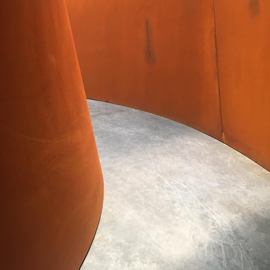 Richard Serra NJ-1... @gagosiangallery #richardserra #Steel #Gagosian #NYC #nycxdesign